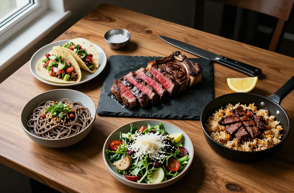 Turn One Ribeye Into Magic 4 Dinners From One Leftover Steak Night