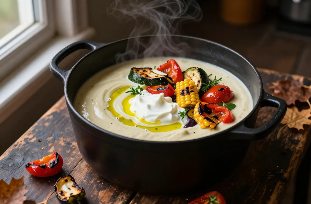 Leftover Grilled Veggies Turned Into Cozy Fall Soup Magic