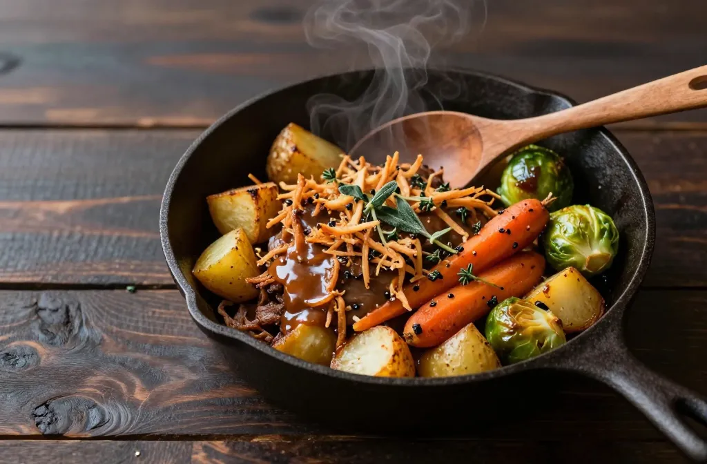 Leftover Sunday Roast Turned Into a Quick Fall Dinner Tonight