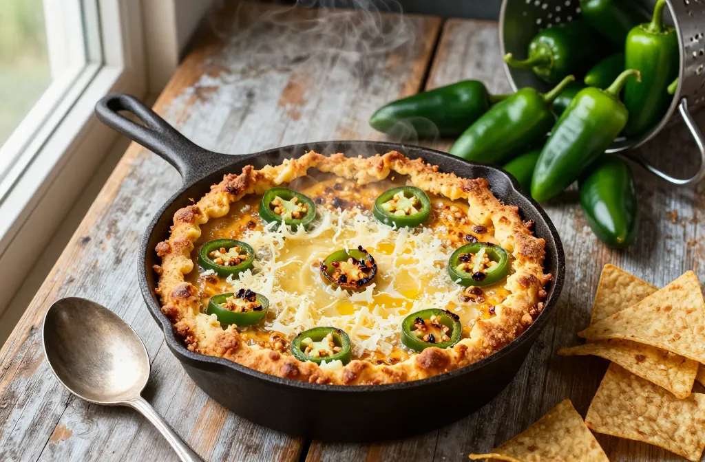 Leftover Garden JalapeñOs Made Into Creamy Popper Dip Tonight