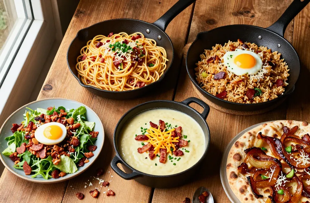 5 Dinners You Can Make From Leftover Bacon Tonight That Slap