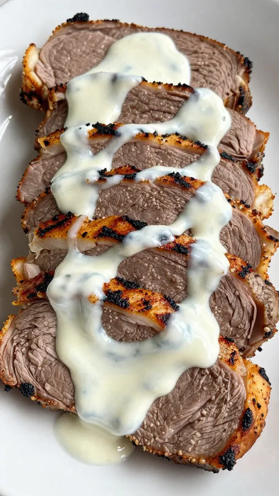 Turn One Cookout Into 5 Summer Dinners Made From One Leftover Grilled Meat Night Sliced grilled meat drizzled with tahini yogurt sauce