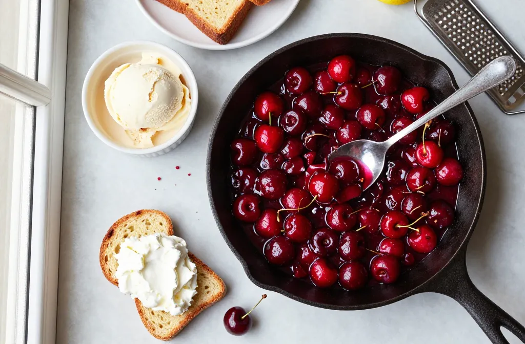 Leftover Cherries Turned Into a Quick Summer Dessert Magic