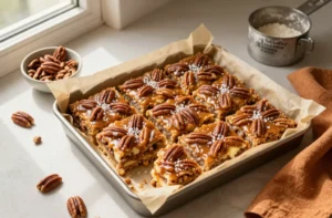 Make Your Home Smell Like Bakery Leftover Pecans — Easy Cozy Fall Pecan Pie Bars