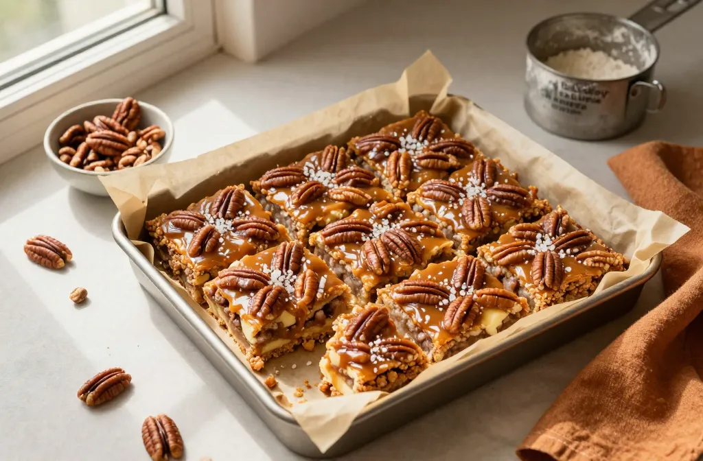 Make Your Home Smell Like Bakery Leftover Pecans — Easy Cozy Fall Pecan Pie Bars