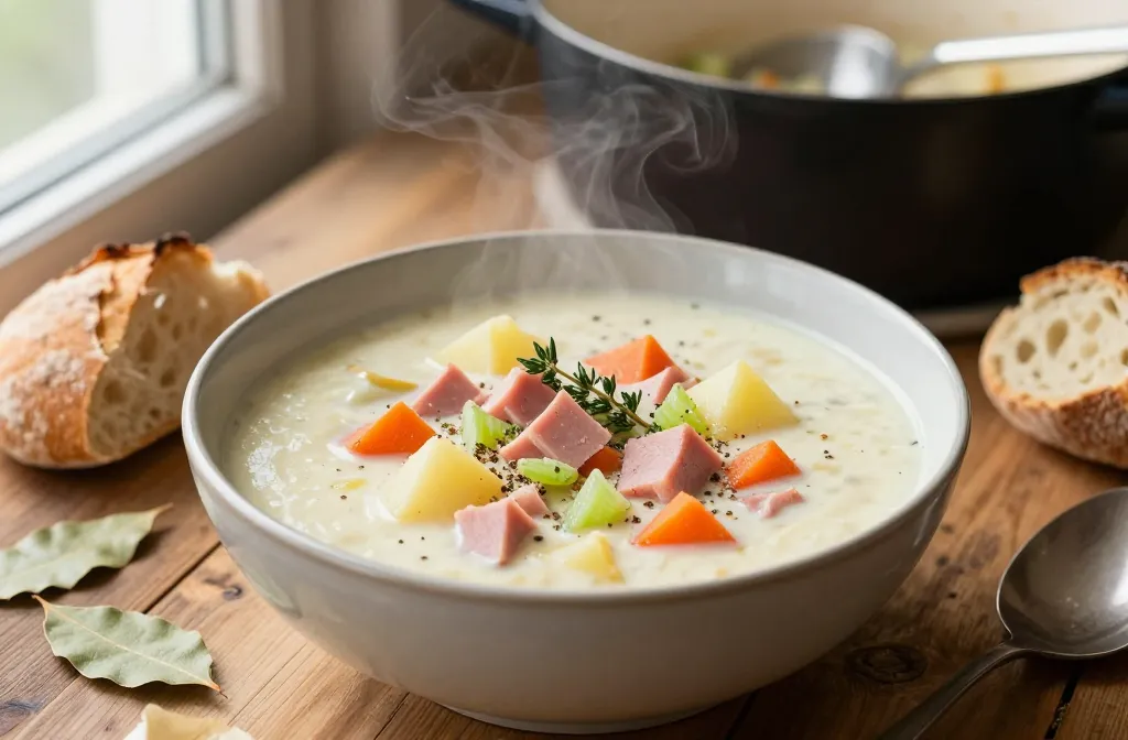 Cozy Magic: Leftover Ham Soup — Easy One Pot Cozy Fall Dinner