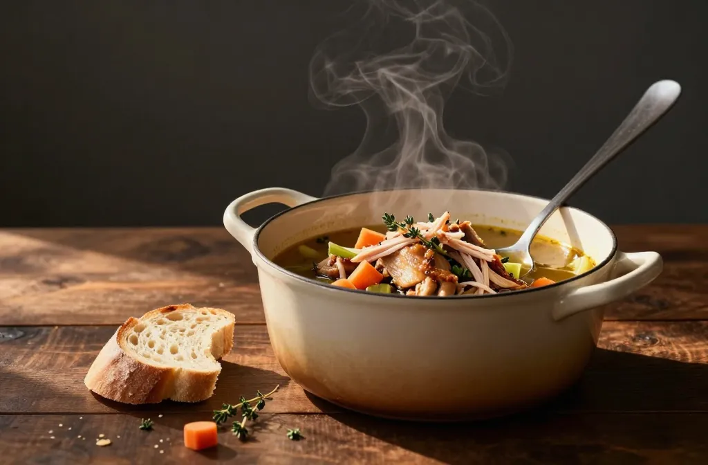 Turn Leftover Smoked Turkey Wings — Cozy Fall Soup in 30 Min Epic
