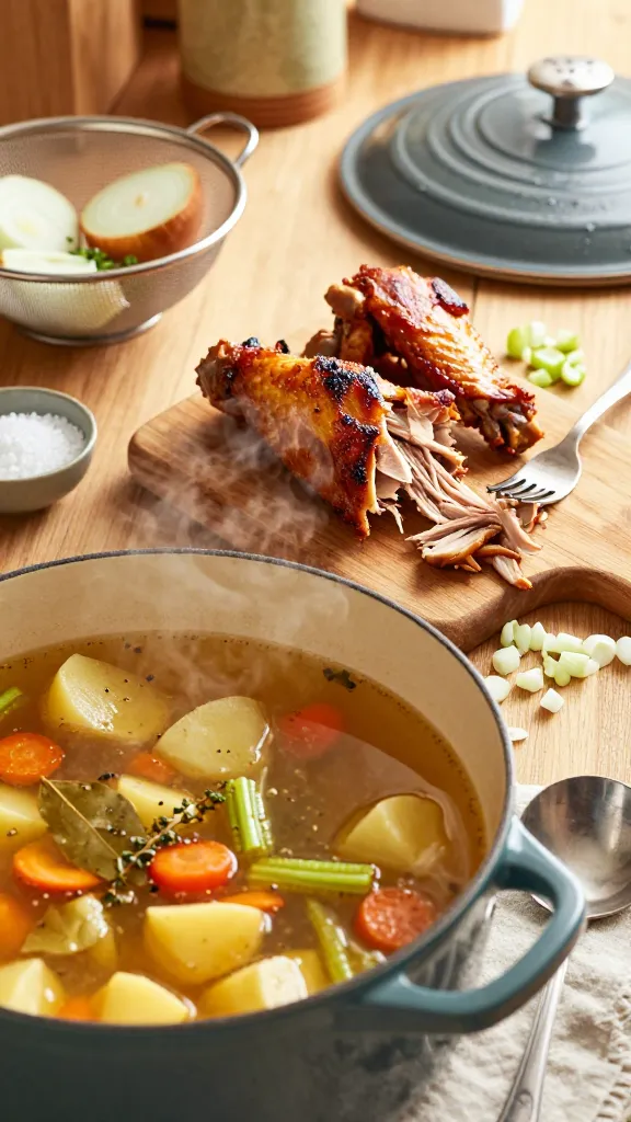 Turn Leftover Smoked Turkey Wings — Cozy Fall Soup in 30 Min Epic Item 4