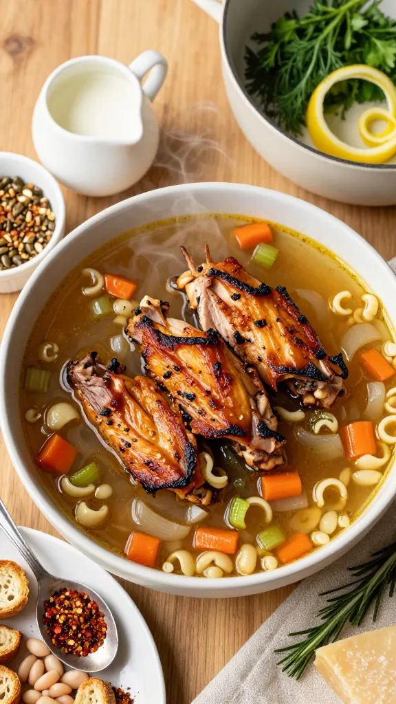 Turn Leftover Smoked Turkey Wings — Cozy Fall Soup in 30 Min Epic Item 5