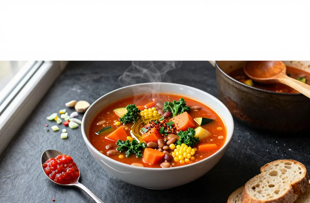Crazy-Good Leftover Vegetable Soup — Easy Cozy Dinner in 20 Minutes