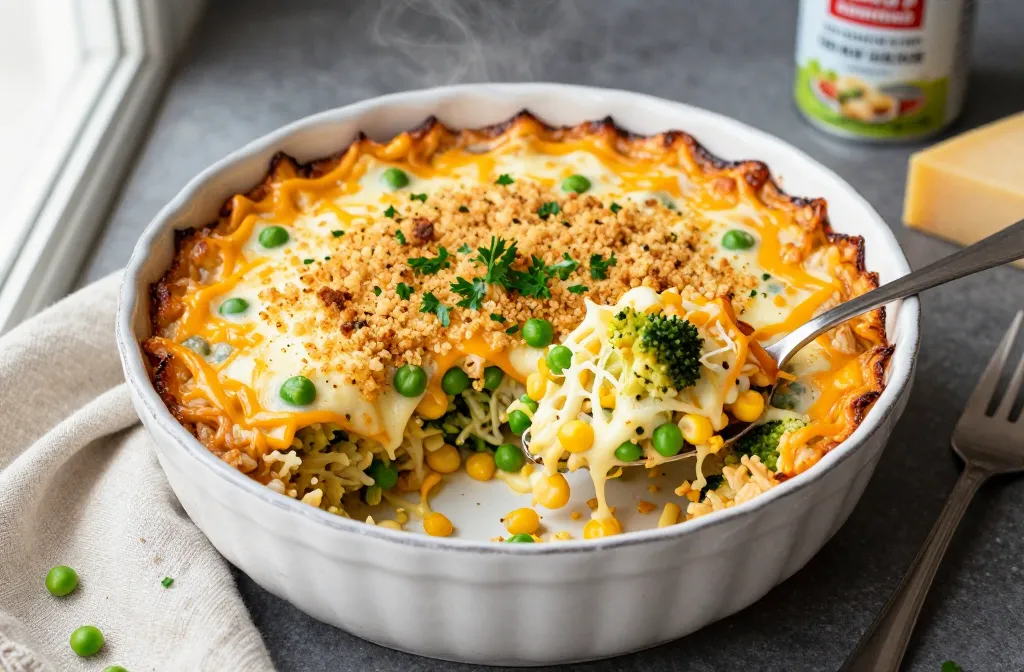 Leftover Rice Casserole — Easy Baked Dinner in 30 Minutes Tonight