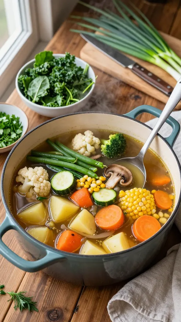 Leftover Vegetable Soup — Easy Cozy Fall Dinner Tonight Item 2
