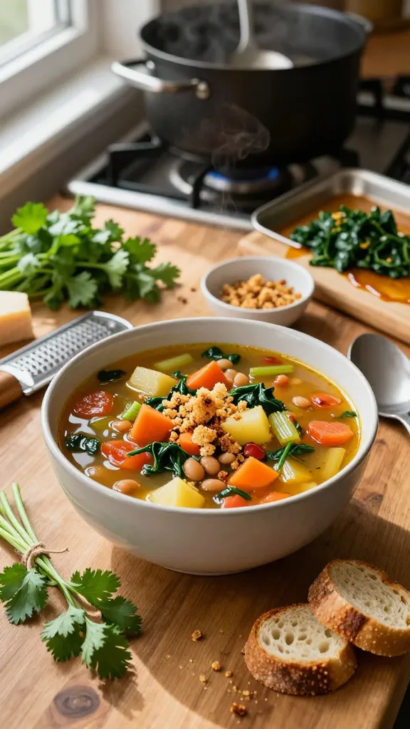Leftover Vegetable Soup — Easy Cozy Fall Dinner Tonight Item 3