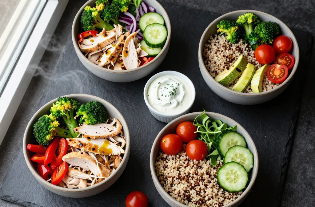High Protein Meal Prep Using Leftover Chicken That Slaps