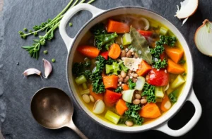 Home Genius Vegetable Soup Recipe Using Leftover Produce