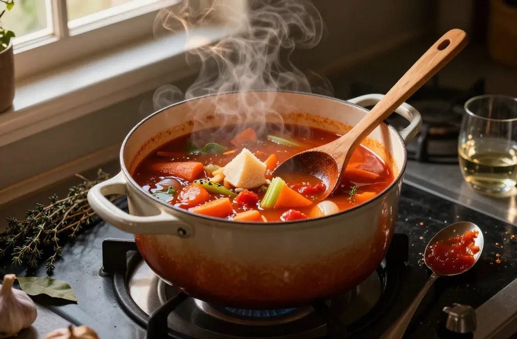 Craveable Leftover Vegetable Soup for the First Cool Evening