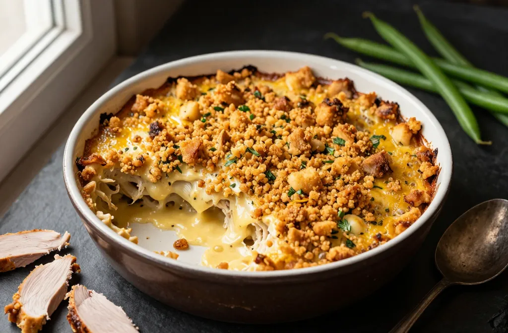 Crispy Creamy Leftover Turkey Casserole Bake Magic