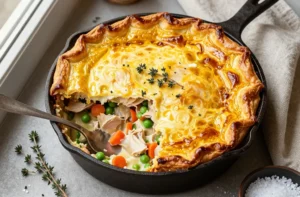 Crispy Comfort Leftover Turkey Pot Pie Recipe