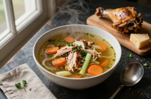 Leftover Rotisserie Chicken Soup That Tastes Like Magic