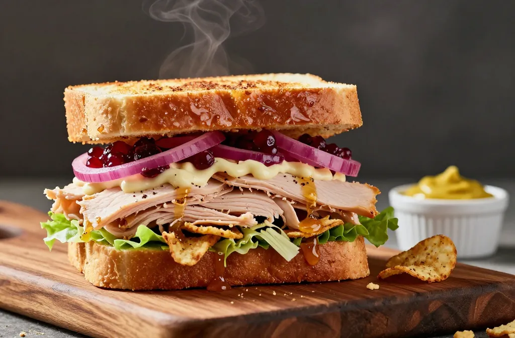 Leftover Turkey Sandwich Glow Up That Slaps