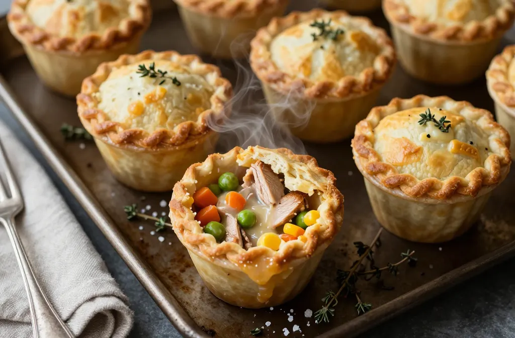 Mini Turkey Pot Pies Recipe Everyone Will Crave