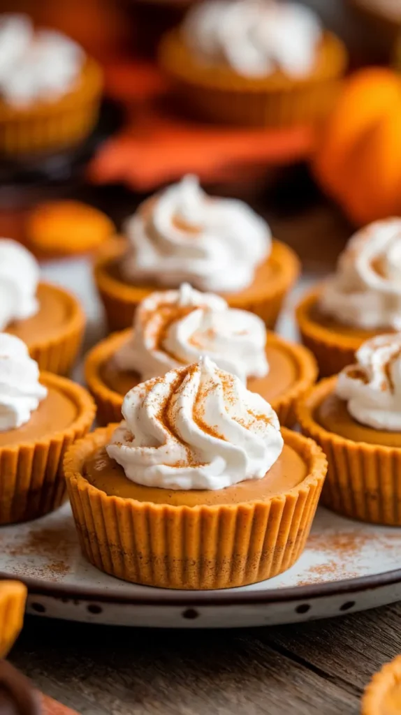 ideogram no bake pumpkin cheesecake cups because the oven’s busy
