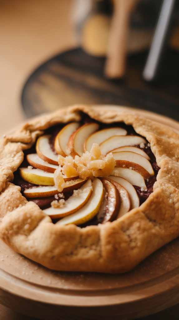 ideogram pear ginger galette the low maintenance pie