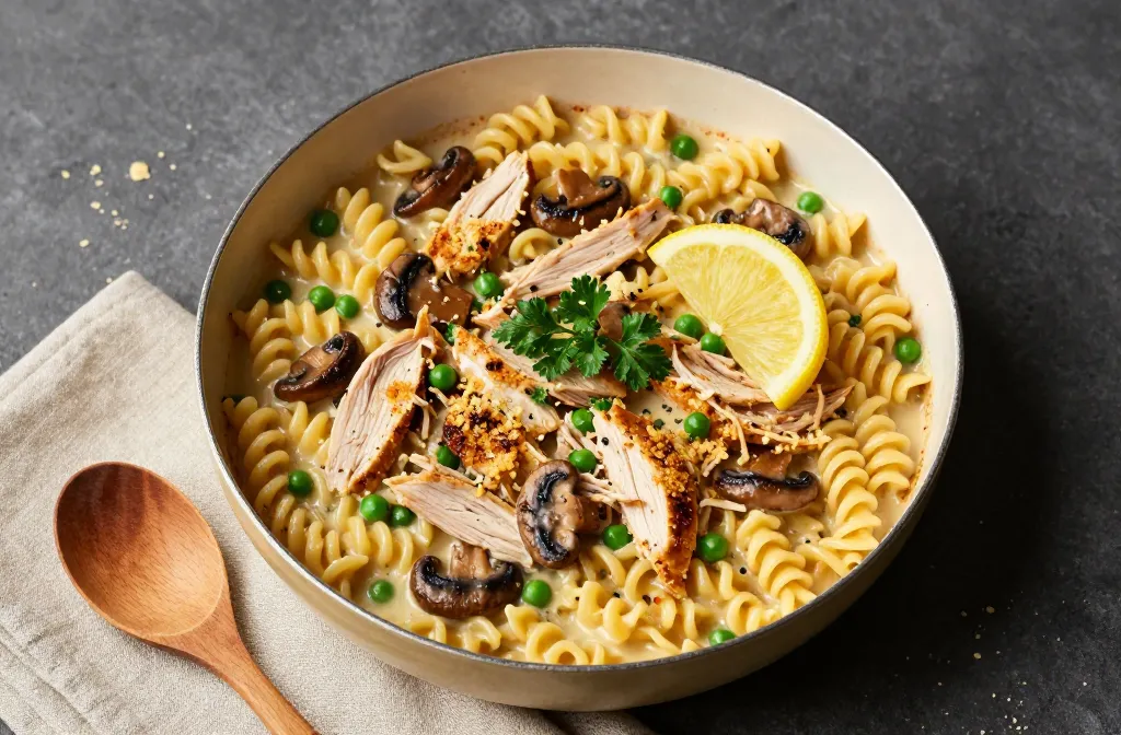 Turkey Tetrazzini Recipe Easy Creamy One-Pan Comfort
