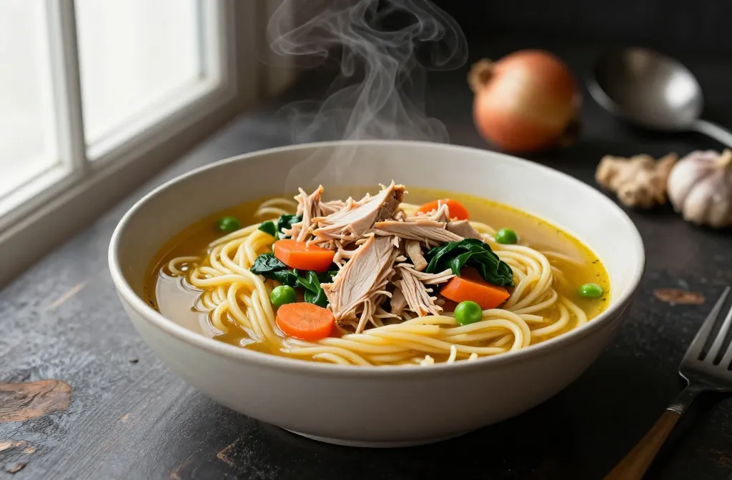 Cozy Leftover Turkey and Noodles Recipe in 30 Minutes
