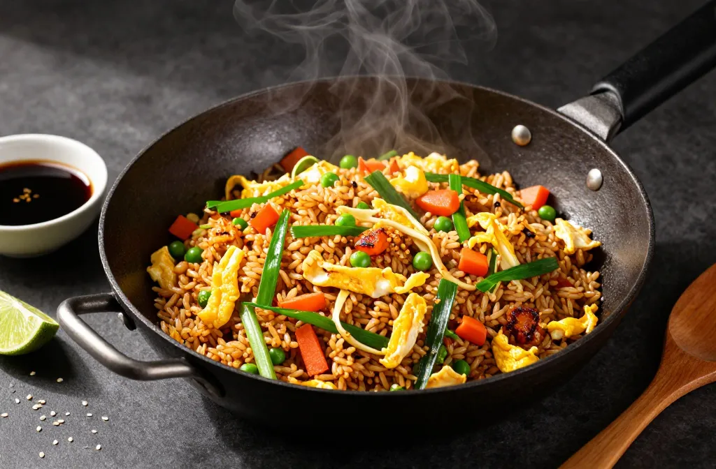 Crispy 10-Minute Leftover Rice Stir Fry Recipe