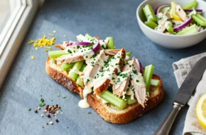 Crispy Creamy Leftover Turkey Salad Recipe in 15 Minutes