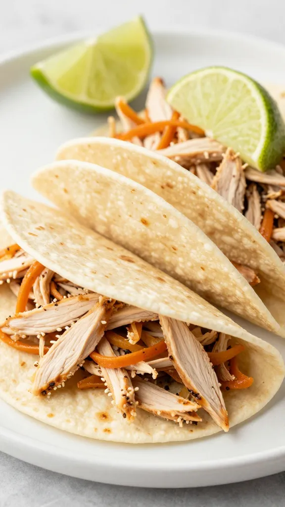 Leftover Rotisserie Chicken Meal Prep Ideas You’Ll Crave taco-ready fine chicken shreds with lime and tortillas