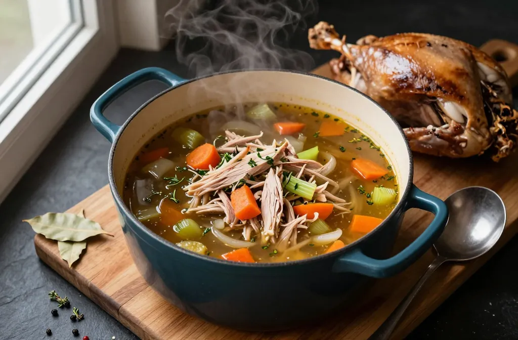Leftover Thanksgiving Turkey Soup That Beats Sad Sandwiches