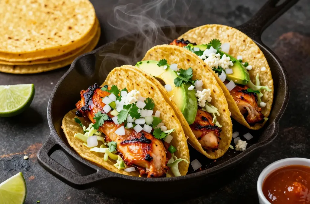 Crispy Juicy Rotisserie Chicken Tacos Recipe Tonight